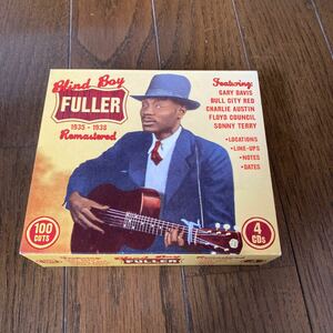 デッドストック　倉庫保管品　CD 輸入盤　Blind Boy FULLER ブラインド・ボーイ・フラー　4枚組　Remastered 1935-1938 JSP7735