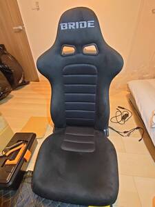 BRIDE EUROSTERⅡ (シートヒーター有) E53AAN ブリッド ユーロスターⅡ バックスキン黒 ブラック セミバケ (検索用　RECARO　レカロ)