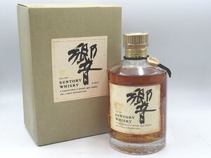 ◆千葉県限定発送 未開栓 SUNTORY WHISKY サントリー ウイスキー 響 HIBIKI 裏ゴールドラベル 裏金ラベル 金キャップ 古酒 750ml 43％ 箱有