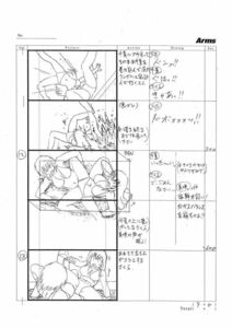 25枚 　絵コンテ　世界でいちばん強くなりたい!　衝撃の泥レスリング！　【検索用】設定資料集　　SETTEI