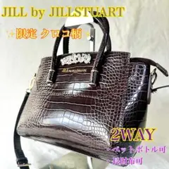 ★限定★JILL by JILLSTUART ビジューバッグ クロコ柄 2WAY