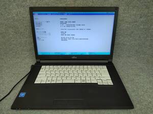 富士通 LIFEBOOK A576R Celeron 3855U Bios確認 ジャンク 2295