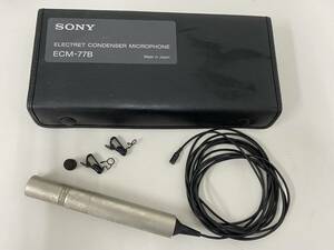 SONY コンデンサーマイクロホン ECM-77B