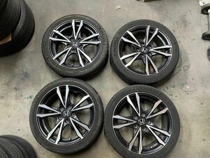 売り切り！ホンダ CR-Z(ZF2)純正 ホイール 17×6.5J＋45　5/114.3 ミシュラン パイロットスポーツ 205/45r17 2020年製造 バリ山