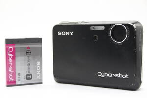 【返品保証】 ソニー SONY Cyber-shot DSC-T3 ブラック 3x バッテリー付き コンパクトデジタルカメラ v2105