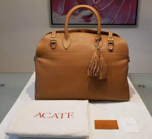 新品☆ACATE　アカーテ　定価16.5万円 　AUSTRU　アウストル　シュリンクレザー　ブリーフケース 書類入れ