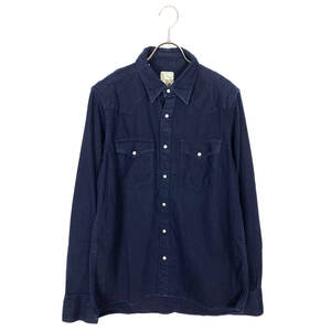 ビズビム(VISVIM) ICT SOCIAL SCULPTURE SHIRT ONE WASH 2016 (navy)