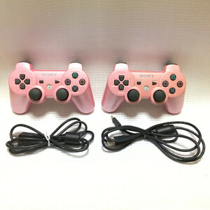 ■ PS3 純正品 デュアルショック3 コントローラー キャンディ・ピンク 2個セット DUALSHOCK3 SIXAXIS SONY CECH-ZC2J