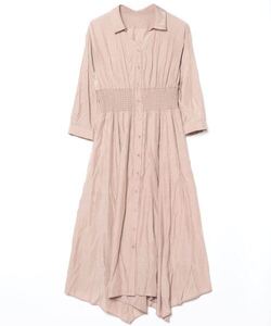 「JILL by JILL STUART」 シャツワンピース FREE ブラウン レディース