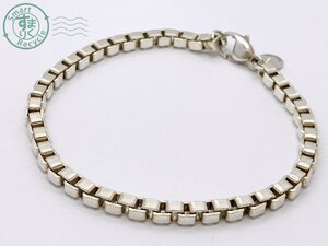 AL0608476　★ 1円～！ TIFFANY&Co. ティファニー ベネチアン ブレスレット 925 腕周り約18～18.5㎝ 重量約16.1ｇ シルバー アクセサリー