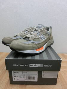 it/446263/2405/NEW BALANCE×WTAPS　ローカットスニーカー　M992WT/グレー系/サイズ26.5ｃｍ/値下げ