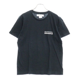 KIKO KOSTADINOV キココスタディノフ 18SS Funny How Secrets Travel バックプリント半袖Tシャツ ブラック