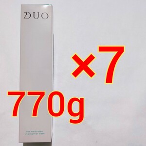 7本　医薬部外品　デュオ ザ 薬用 バイタルバリア ウォッシュ 110g　 DUO 洗顔料 洗顔フォーム　