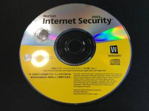 l【ジャンク】Norton Internet Security 2003 ディスクのみ ノートン