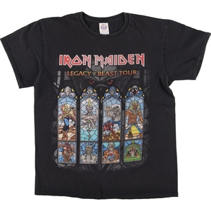 古着 デルタ DELTA IRON MAIDEN アイアンメイデン バンドTシャツ バンT メンズM /eaa464808