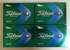 Titleist AVX 2022 ゴルフボール（イエロー） 4箱セット