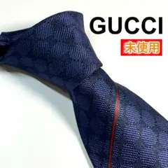 ✨未使用✨GUCCI  グッチ  ネクタイ  シェリーライン GG柄 高級シルク