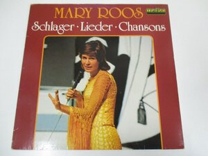 LP MARY ROOS / SCHLAGER・LIEDER・CHANSONS (Z1)