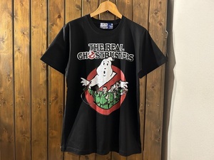 新品●ゴーストバスターズ　ビンテージスタイル　Tシャツ［L］●ダン・エイクロイド/レイ・パーカーJr./コメディ映画