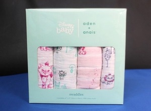 Disney ディズニー スワドル SWADDLES おしゃれキャット おくるみ 4パック aden + anais