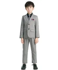 【人気商品】[RongFa] フォーマルスーツ 男の子 120 130 140 150 160 170cm 子供服 セットアップ フォーマルスーツ 子供スーツ 4点セット キッズスーツ キッズフォーマル 上下セット 入学式 卒業式 結婚式 発表会