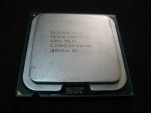 Intel Core 2 Duo E4500_2.20GHz/2MB/800MHz/TDP 65W（対応ソケット：LGA775）： 中古・動作品