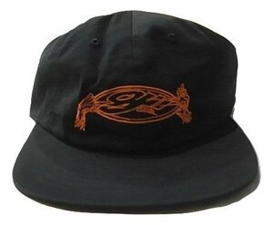 JB即決 OJ WHEELS STRETCH YOUR LIMITS SNAPBACK UNSTRUCTURED LOW CAP スナップバック ローキャップ 黒 ブラックxオレンジ CAP　新品