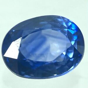 ソ付き!!1円〜!!◆天然サファイア　0.78ct◆d 約5.92×4.48×3.01mm ルース 裸石 宝石 コランダム サファイア sapphire w3 157