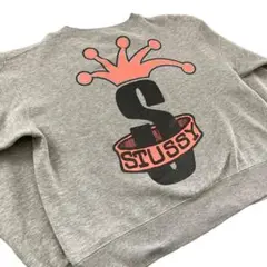 OLD STUSSY S CROWN LOGO SWEAT