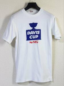 ビンテージ MIZUNO ミズノ 1969-1980年タグ DAVIS CUP by NEC デビスカップ Tシャツ:M