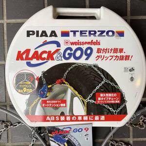 (TANE3) PIAA TERZO KLACK&GO9 タイヤチェーン ABS装着車に最適 グリップ力! 08サイズ(写真にて詳細サイズ表示) サビあり 中古 未検品 Junk