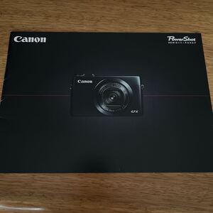 ■CANON G7X カタログ　キャンノン　2015年1月 カタログ レンズ　デジタル一眼レフ　カメラ　フラッシュ　LED