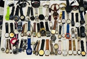 【時計】メンズ＆レディース　CASIO＆SEIKO＆CITIZEN&Swatch&その他色々　腕時計　71本セット