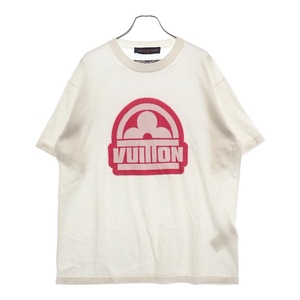 ルイヴィトン 23AW Cotton short sleeve crew neck T-shirt コットンショートスリーブクルーネックTシャツ RM232M HA0 HPN30W ホワイト