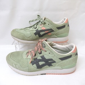 Tj259341 アシックス　asics×END.　メンズスニーカー　Gel-Lyte III　ワサビ　27.5cm　グリーン系　H7LPK　中古