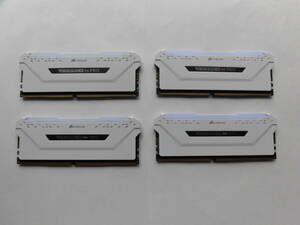 Corsair CMW16GX4M2A2666C16W 8GB　4個