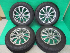 ☆BRIDGESTONE BLIZZAK VRX2 195/65R16☆美品♪BALMINUM【16×6J+40 4H-100】埼玉県発 現物確認OK♪4本set ライズ ロッキー レックス