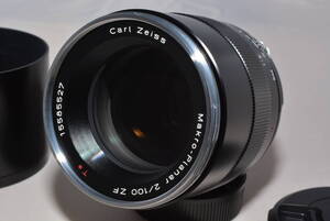 【極上品】Carl Zeiss Makro Planar T*2/100 ZF (ニコンAis)　＃5172