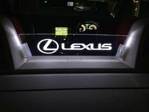 valkyrie style レクサス ISC is250c is350c 専用　ウィンドディフレクター　LEXUS文字　リモコン付き　lexus is-c 　LED白。。。、、、