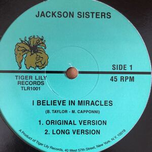 12’ Jackson Sisters-I believe in miracles 