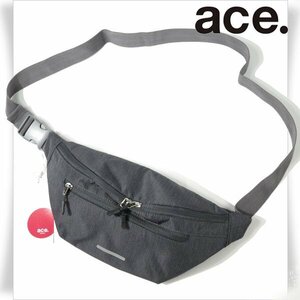 新品1円～★ace.TOKYO エース ACE コルティ ウエストポーチ ボディバッグ ウエストバッグ ブラック 軽量 正規店本物 ◆9450◆　