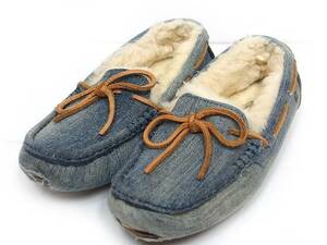 アグ オーストラリア UGG australia シューズ モカシン DAKOTA WASHED DENIM 1013026 22 ブルー 青 /TT レディース