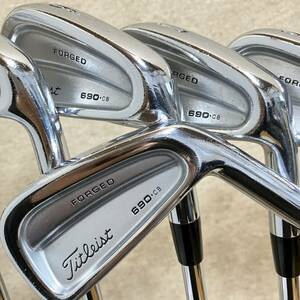 Titleist　タイトリスト　690・CB FORGED　アイアンセット　3.4.5.6.7.8.9.P　8本セット　N.S.PRO970GH　Flex-S　スチールシャフト