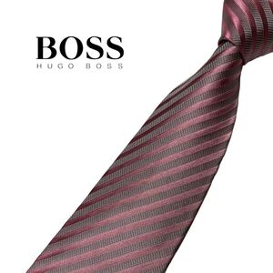 HUGO BOSS ネクタイ レジメンタル柄 ストライプ柄 ヒューゴボス USED 中古 m799