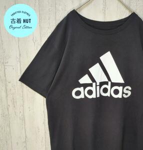 adidas　デカロゴ　パフォーマンスロゴ　古着90s　オーバーサイズ　ゆるダボ　#h139