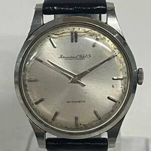 1円~【実動】IWC シャフハウゼン SCHAFEHAUSEN Cal.C852 自動巻き メンズ腕時計 シルバー文字盤 ラウンド 21石 3針 スイス製 J110759