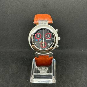 ☆稼働品☆希少 TISSOT ティソ MARTINI RACING TIM385.110 腕時計 クロノグラフ マルティニレーシング　クオーツ 美品【中古】