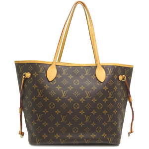 ［飯能本店］LOUIS VUITTON LV ルイ・ヴィトン ネヴァーフル MM M40156(廃番) トートバッグ モノグラム ブラウン レディース DH81564