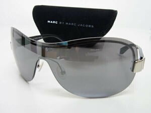 激レア★MARC JACOBS マークバイ マークジェイコブス ロゴブラックサングラス【MMJ 028/S 0010YA】ブラック★黒【本物保証】芸能人御用達