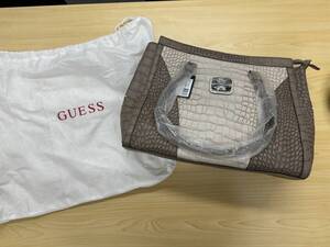 GUESS クロコダイル バッグ 保存袋付 痛み有 DYJ1714